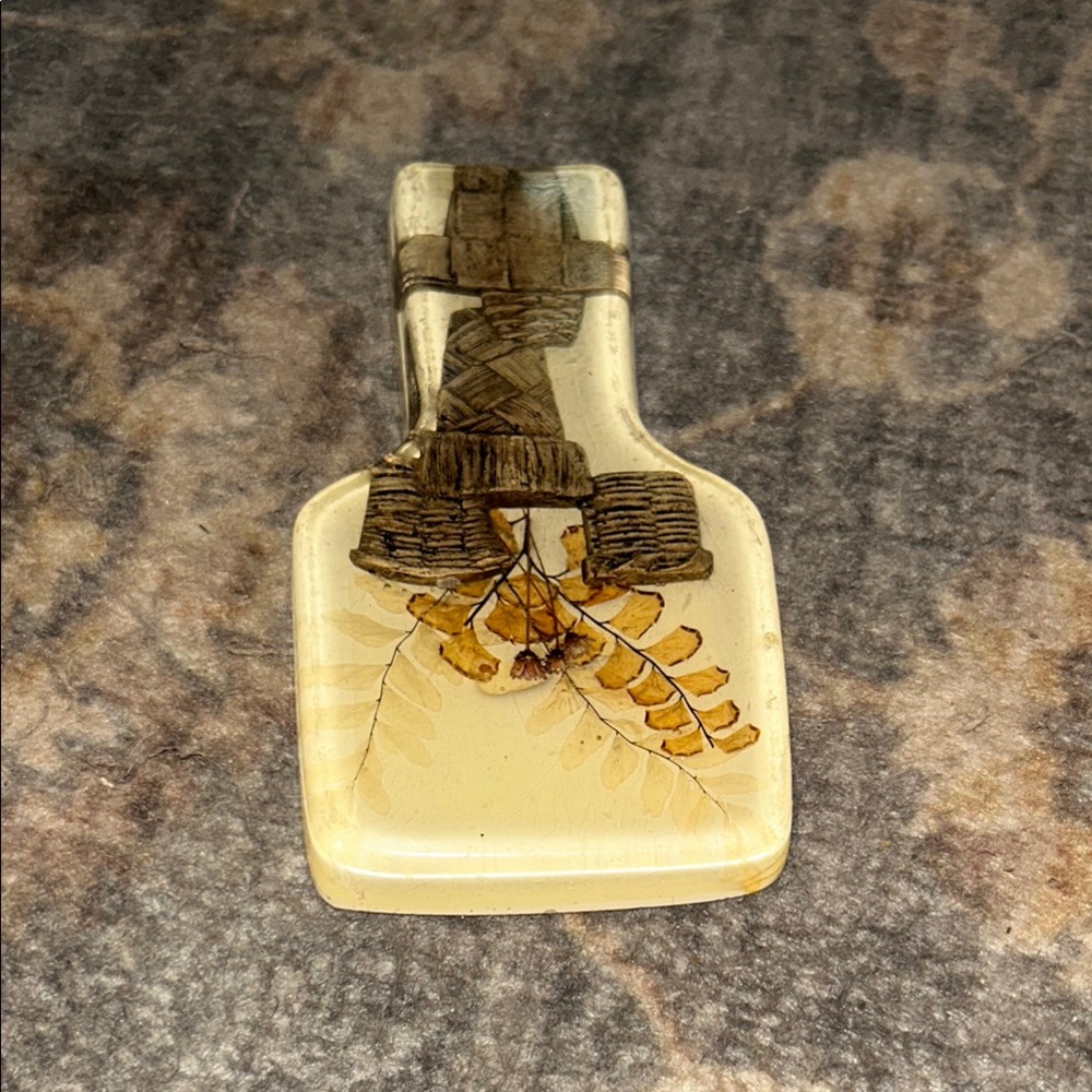 Vintage 1970s Resin Spoon holder